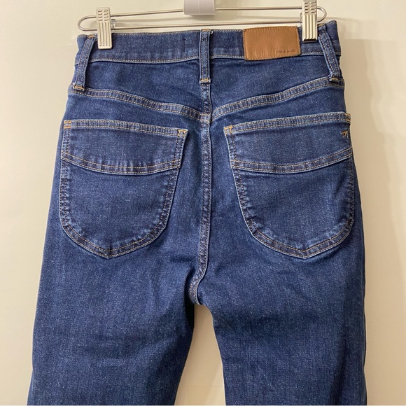 Madewell 10" High-Rise Skinny Crop Jeans Exposed Zip Edition 25 - Picture 8 of 11